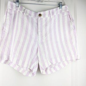 Old Navy Lilac Striped Short